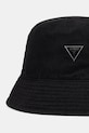 Guess bucket klobuk moški bombažni AM9608.POL01 črna SS26