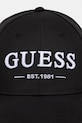 Guess czapka z daszkiem męska AM9609.POL01 czarny SS26