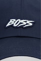 BOSS Orange baseballová čepice pánská bavlněná SL 50560372 námořnická modř SS26