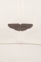 BOSS czapka z daszkiem męska bawełniana BOSS X ASTON MARTIN 50564961 beżowy SS26