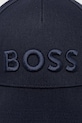 BOSS czapka z daszkiem bawełniana Boss 50556418 granatowy SS26