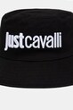 Just Cavalli bucket hat męski bawełniany 80QAZK3A.ZG192 czarny SS26