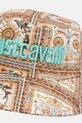 Just Cavalli kapelusz damski bawełniany 80QAZK3A.ZG407 beżowy SS26
