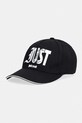 Just Cavalli czapka baseballowa męska bawełniana czarny 80QAZK80.ZG318