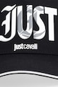 Just Cavalli czapka baseballowa męska bawełniana 80QAZK80.ZG318 czarny SS26