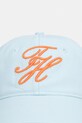 Tommy Hilfiger kapa s šiltom moška bombažna SUMMER AM0AM14120 modra SS26