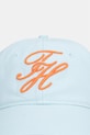 Tommy Hilfiger kapa s šiltom moška bombažna SUMMER AM0AM14120 modra SS26