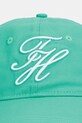 Tommy Hilfiger Kapa s šiltom moška bombažna SUMMER AM0AM14120 zelena SS26
