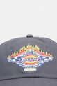 Dickies czapka z daszkiem bawełniana DK0A89PQ0CH1 szary SS26