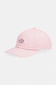 Dickies czapka z daszkiem męska bawełniana różowy DK0A4TKVL471