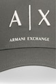 Armani Exchange Șapcă baseball bărbătească din bumbac XM002696.AF15502 verde SS26