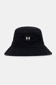 Under Armour bucket hat męski bawełniany ESSENTIAL BUCKET czarny 1376704