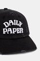Daily Paper czapka z daszkiem bawełniana stack arch czarny 2610057