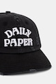 Daily Paper czapka z daszkiem bawełniana stack arch czarny 2610057