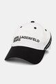 Karl Lagerfeld Jeans czapka z daszkiem męska biały A2M33028