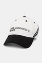 Karl Lagerfeld Jeans czapka z daszkiem męska biały A2M33028