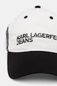 Karl Lagerfeld Jeans czapka z daszkiem męska A2M33028 biały SS26