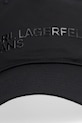 Karl Lagerfeld Jeans czapka z daszkiem męska A2M33028 czarny SS26