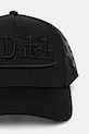 Von Dutch berretto da uomo in cotone VD.1.CB.EMB nero SS26