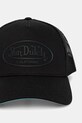 Von Dutch berretto da uomo in cotone VD.1.CB.LOG nero SS26