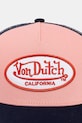 Von Dutch šiltovka trucker pánska bavlnená VD.1.CT.USED tmavomodrá SS26
