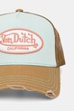 Von Dutch czapka trucker męska bawełniana VD.1.CT.USED beżowy SS26