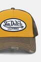 Von Dutch cappello trucker da uomo in cotone VD.1.CT.USED verde SS26