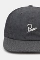 by Parra Signature Cap with visor cotton Men's 55199 black SS26