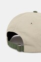 Akcesoria by Parra czapka z daszkiem bawełniana męska 55298 zielony