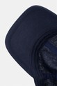 Gant czapka z daszkiem męska lniana granatowy 9901305