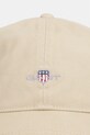 Gant czapka z daszkiem bawełniana 9901311 beżowy SS26