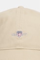 Gant czapka z daszkiem bawełniana 9901311 beżowy SS26
