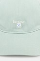Barbour MHA0274BU11 czapka z daszkiem bawełniana męska MHA0274BU11 zielony SS26