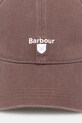 Barbour MHA0274PU57 czapka bejsbolowa bawełniana męska MHA0274PU57 brązowy SS26