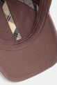 Barbour MHA0274PU57 czapka bejsbolowa bawełniana męska brązowy MHA0274PU57