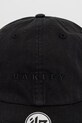 Oakley czapka bejsbolowa męska bawełniana FOS902103 czarny SS26