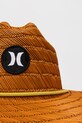 Hurley kapelusz z szerokim rondem męski HIHM0018 brązowy SS26