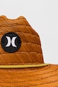 Hurley kapelusz z szerokim rondem męski HIHM0018 brązowy SS26