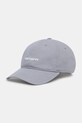 Carhartt WIP Canvas Script Cap czapka bejsbolowa bawełniana męska niebieski I028876.1SFXX