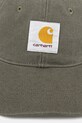 Carhartt WIP Canvas Cap czapka baseballowa bawełniana męska I036654.1106 zielony SS26