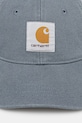 Carhartt WIP Canvas Cap baseball cap bawełniany męski I036654.3IT06 niebieski SS26