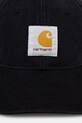 Carhartt WIP Canvas Cap czapka z daszkiem bawełniana męska I036654.8906 czarny SS26