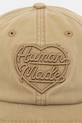 Human Made 6PANEL CAP baseball cap bawełniana damska HM31GD021 beżowy SS26