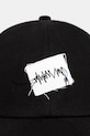 Ader Error czapka bejsbolowa bawełniana męska BN23FYHW0201BK czarny SS26