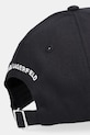 Akcesoria Karl Lagerfeld czapka z daszkiem bawełniana IKON B1W33018 czarny