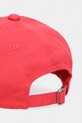 Akcesoria EA7 Emporio Armani czapka z daszkiem bawełniana AF15502.7X000592 czerwony