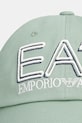 EA7 Emporio Armani șapcă de baseball din bumbac AF15502.7X000597 verde SS26