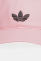 adidas Originals czapka z daszkiem bawełniana KC8034 różowy SS26