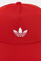 adidas Originals czapka z daszkiem Curved KC8061 czerwony SS26
