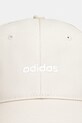 adidas czapka z daszkiem bawełniana KD2108 beżowy SS26